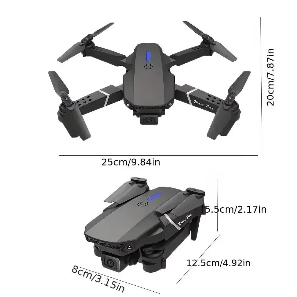 Dron E88 Pro con cámara dual