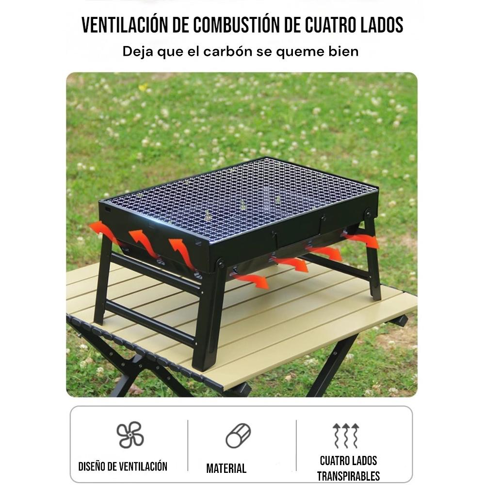 🔥Parrilla De Carbón Portátil Plegable🔥