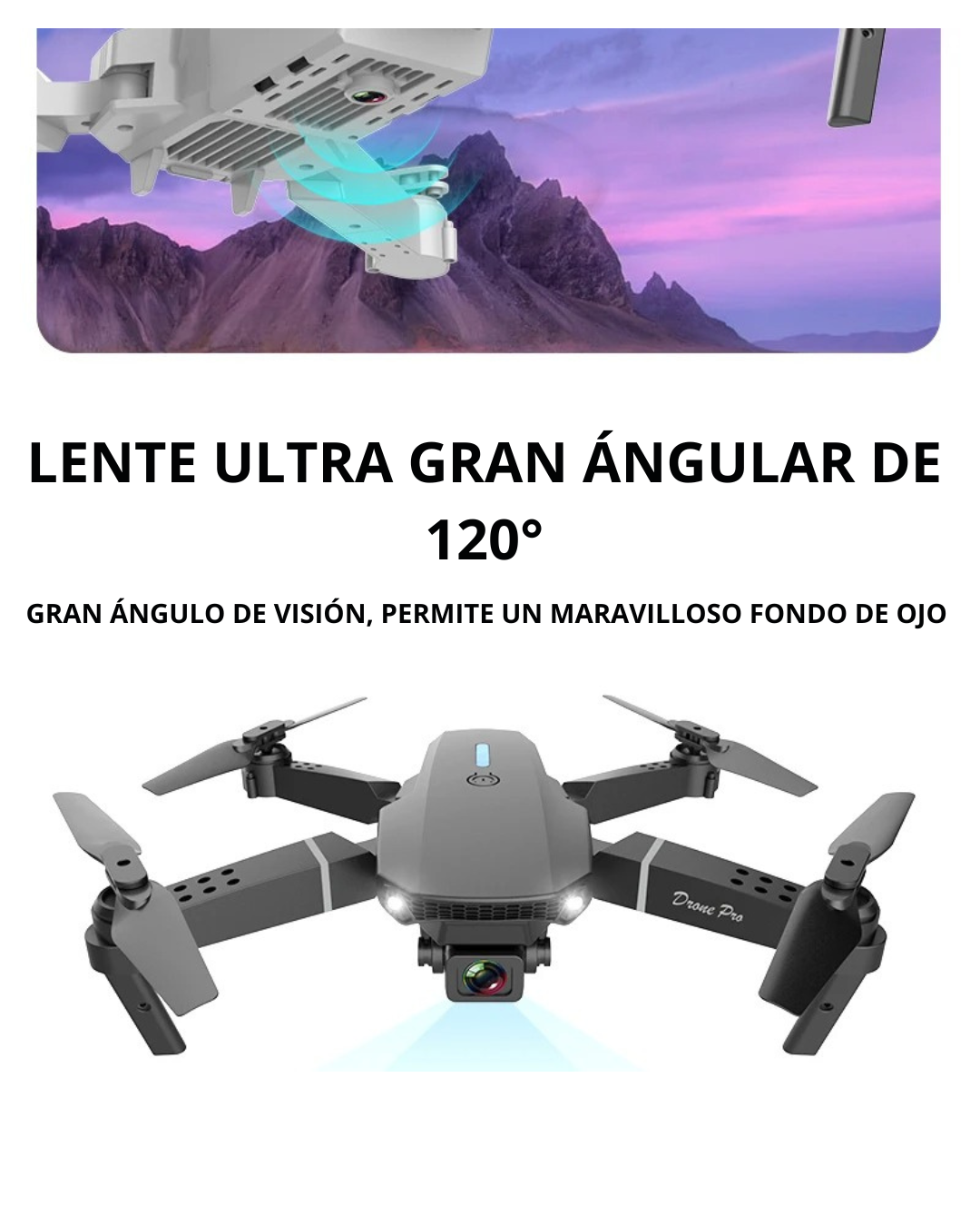 Dron E88 Pro con cámara dual