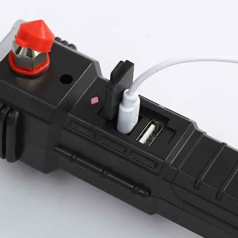 Linterna LED de seguridad Multifunción
